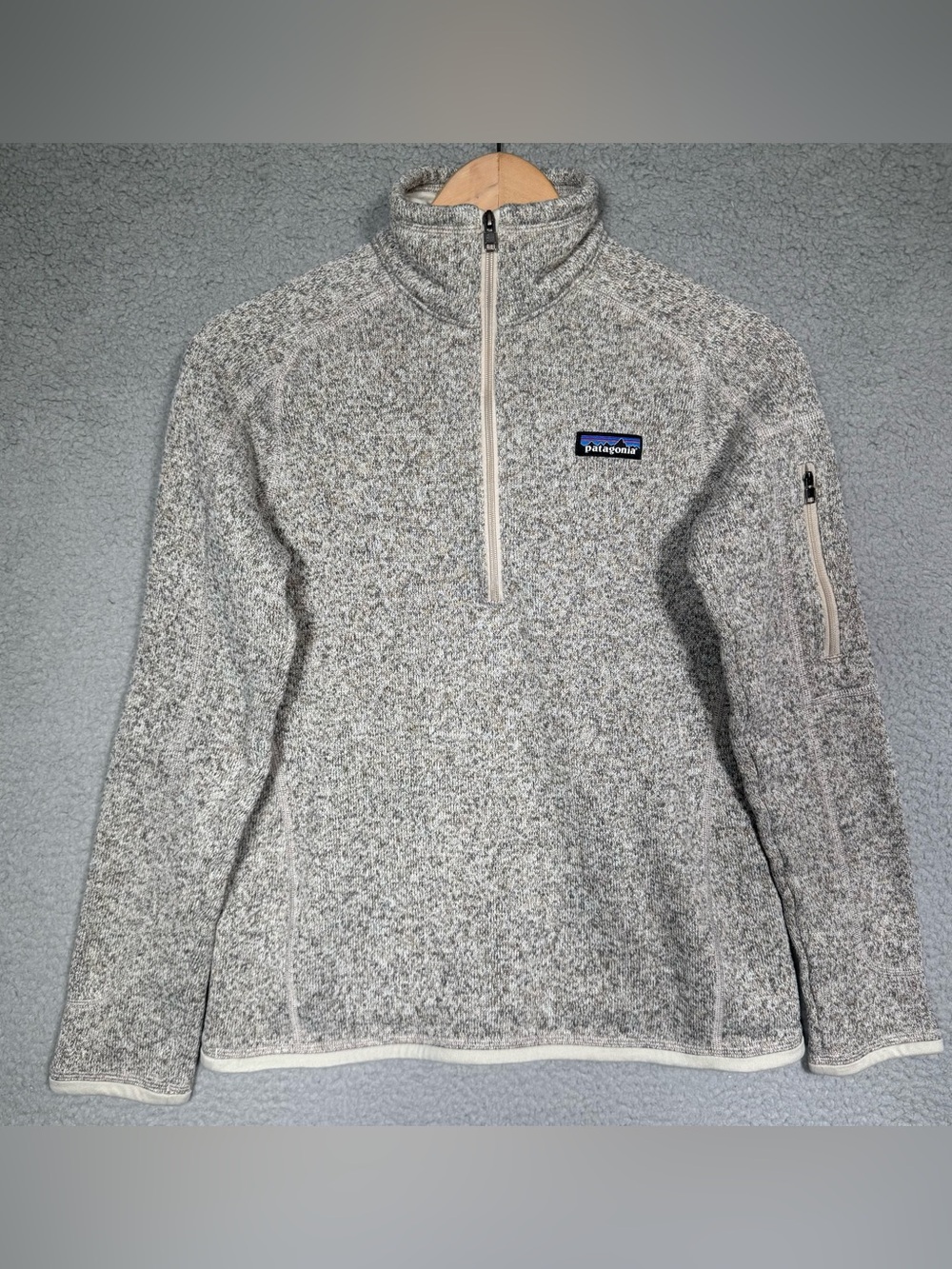 PATAGONIA Better Sweater 1/4 Zip Fleece Jacket Women's Sz Small